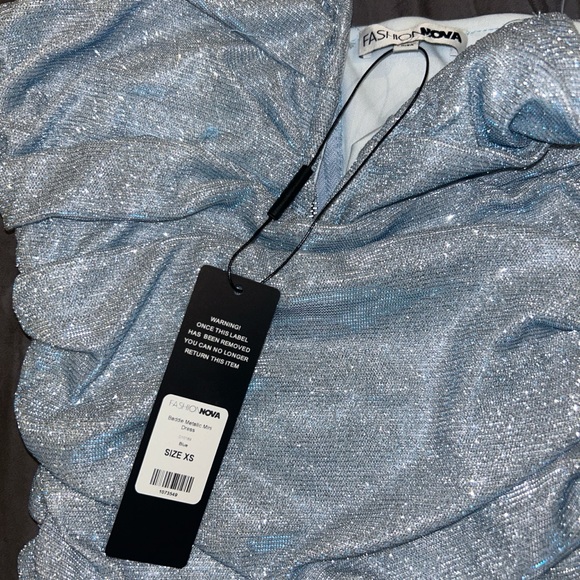 Fashion nova metallic mini dress size XS - Picture 3 of 5